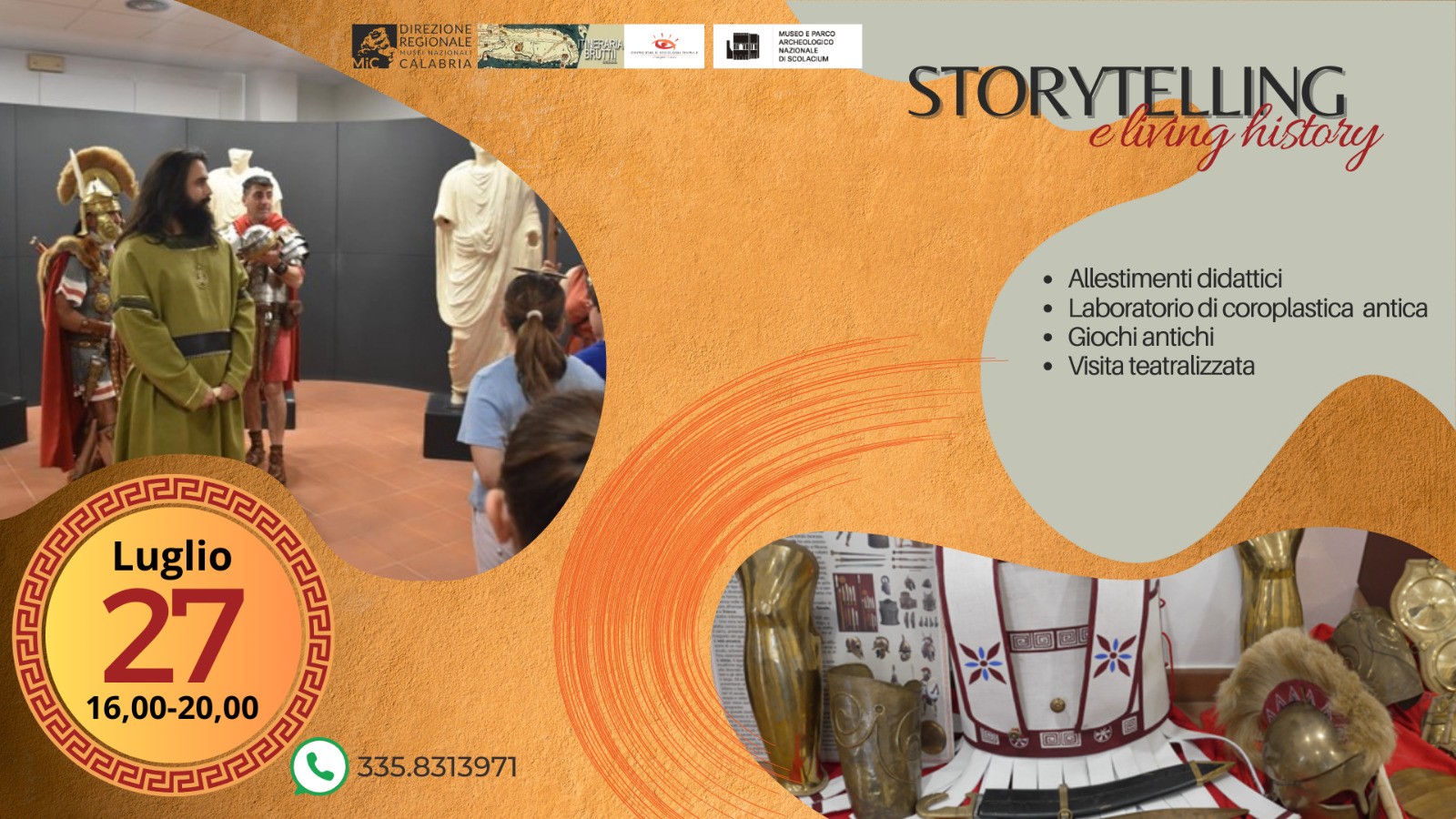 STORYTELLING E LIVING HISTORY a Scolacium